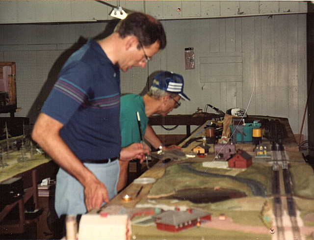 Tom B and Bill L at operating session