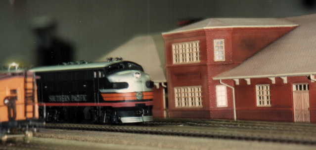 Station at west end of main yard