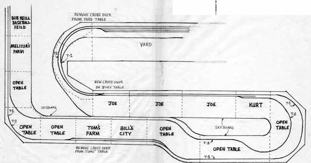 Revised loop plan. North wall on bottom.